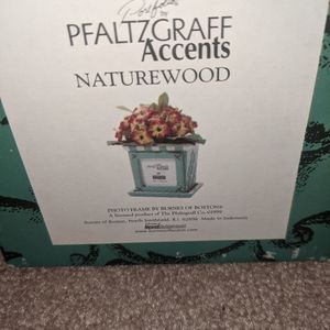 Pfaltzgraff Nature wood  Photo Frame/Planter